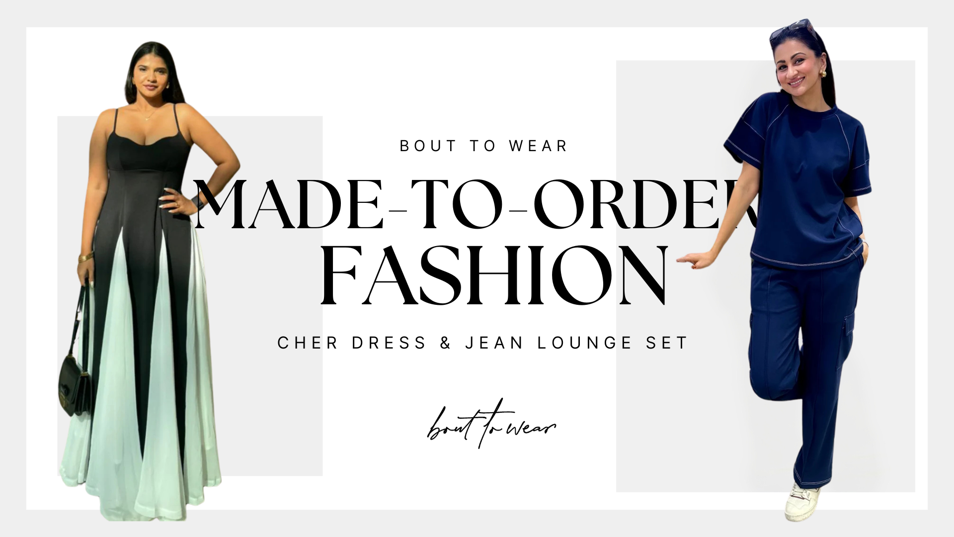 Bout To Wear Made-To-Order Cher Dress & Jean Lounge Set