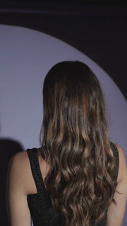 LINA SLEEVELESS SHIMMER DRESS IN BLACK