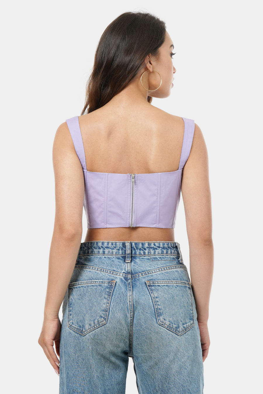 トップス LAVANDA Soccer check bustier tops トップス LAVANDA Soccer check bustier tops IRIS CORSET TOP