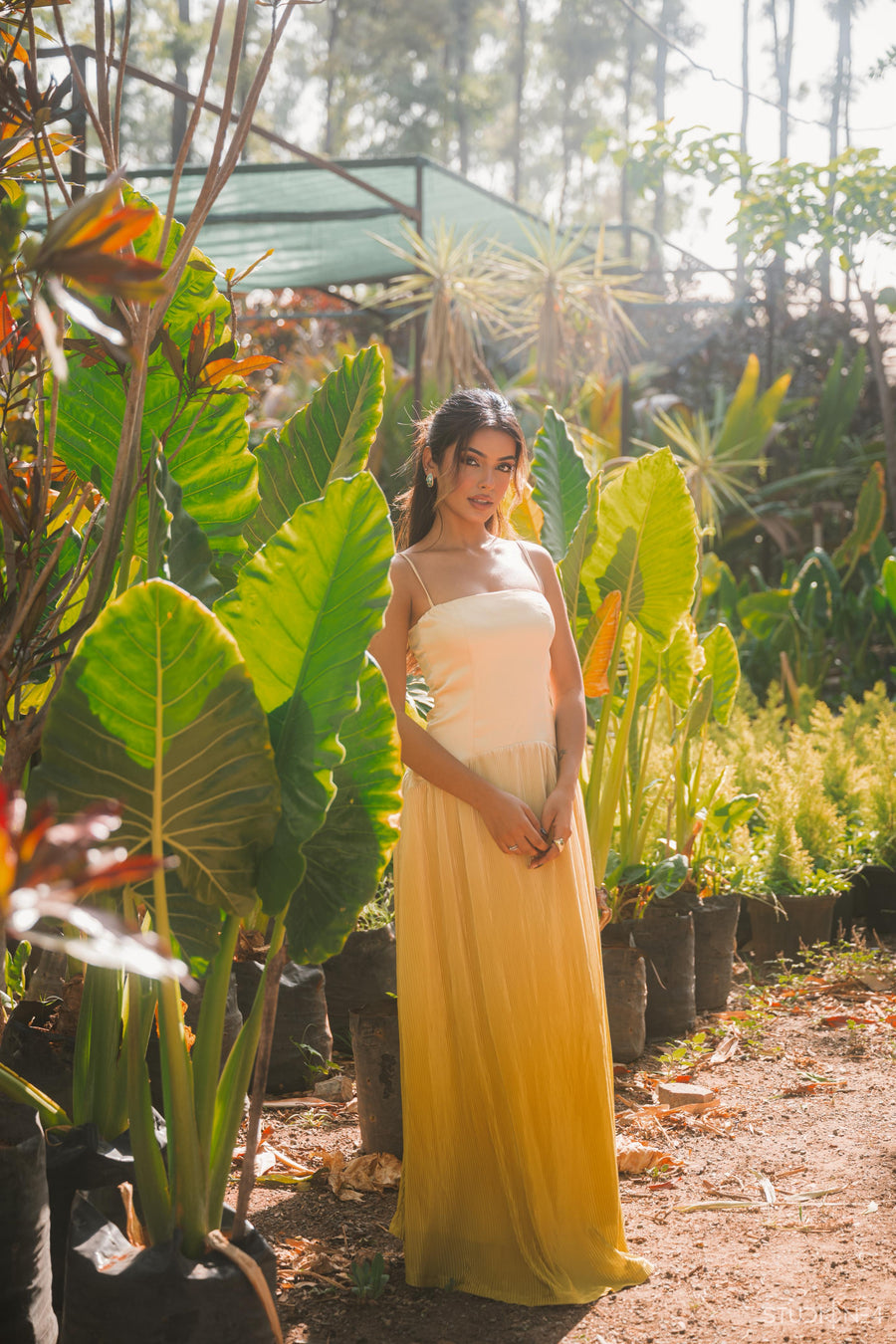 AMALFI DRESS -  mango sorbet (made to order)