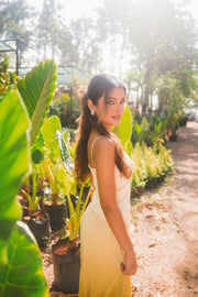AMALFI DRESS -  mango sorbet (made to order)