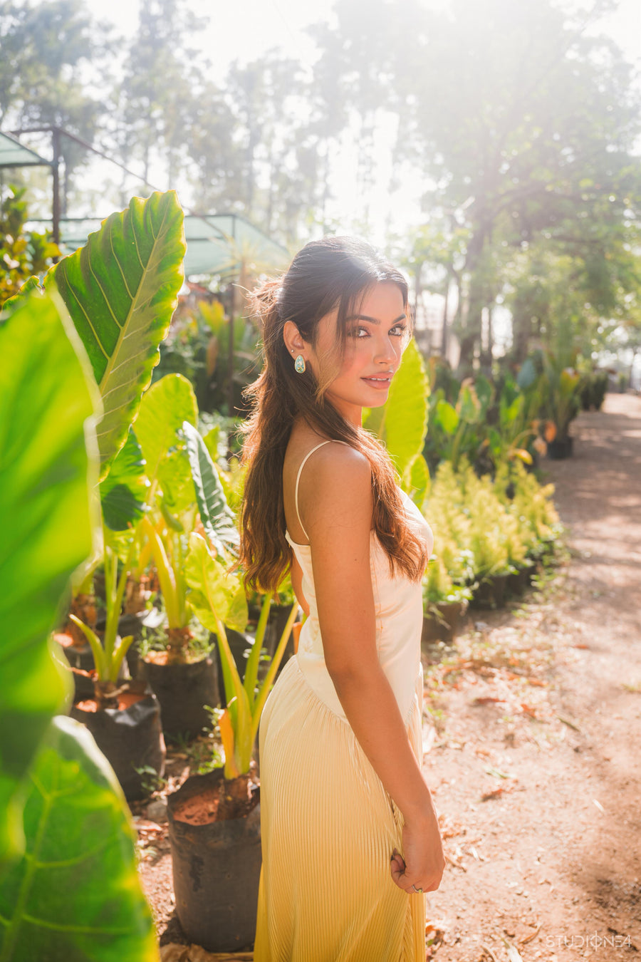 AMALFI DRESS -  mango sorbet (made to order)