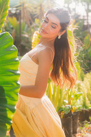 AMALFI DRESS -  mango sorbet (made to order)
